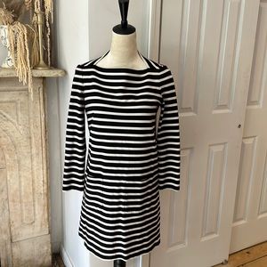 Kate Spade stripe boat neck cotton dress - size XS